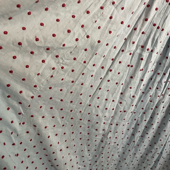 DÔEN
+ NET SUSTAIN Sol shirred Swiss-dot organic cotton-voile maxi dress - Picture 9 of 13